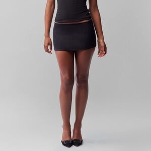 Danielle Guizio Black Micro Mini Skirt